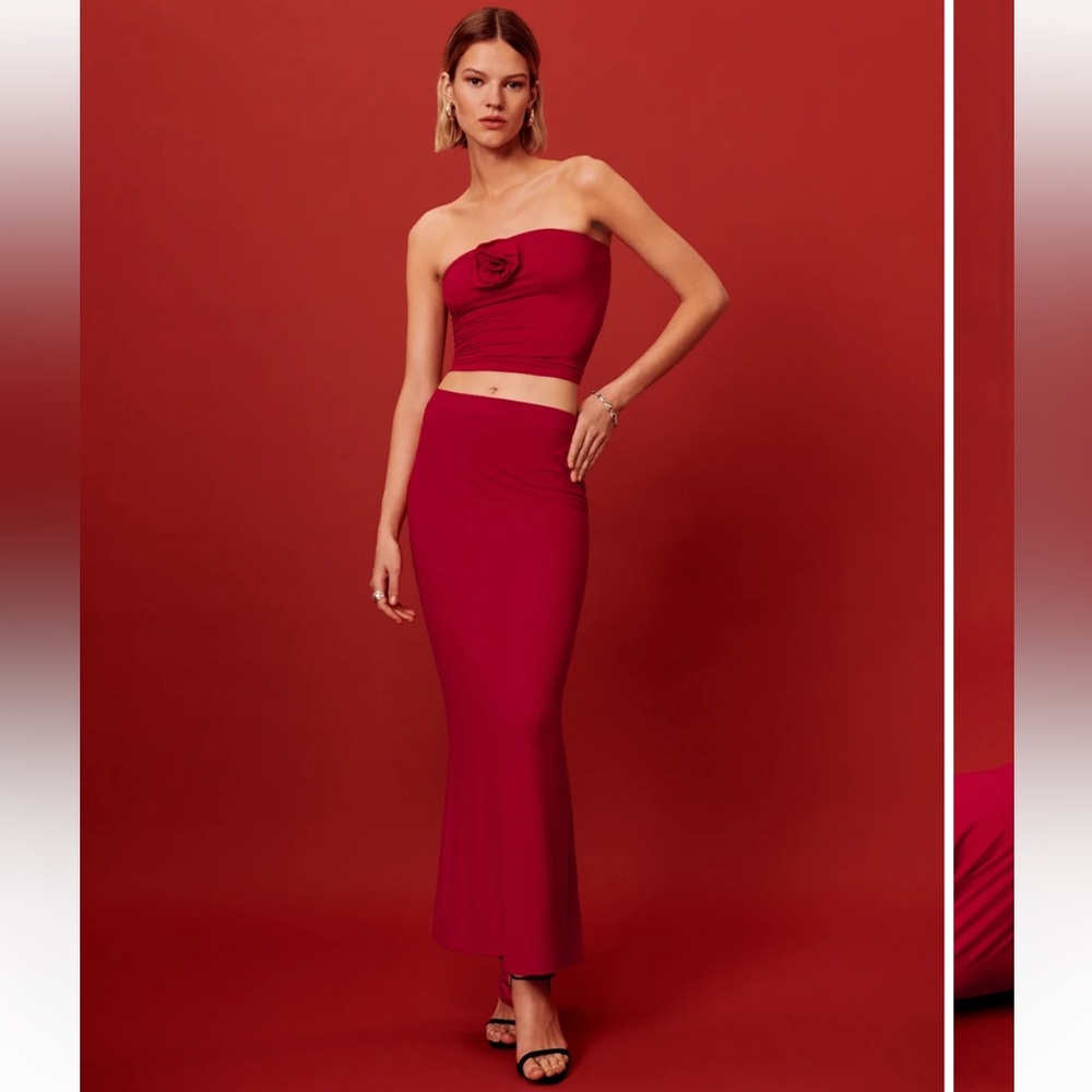 Reformation Two Piece Maxi Set